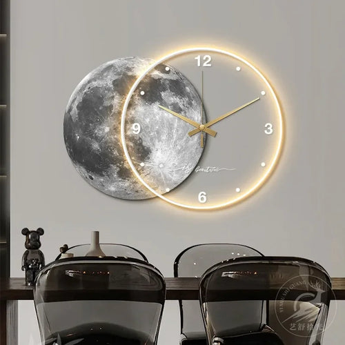 horloge murale design moderne pour décoration intérieure élégante - vue 6 sur 9