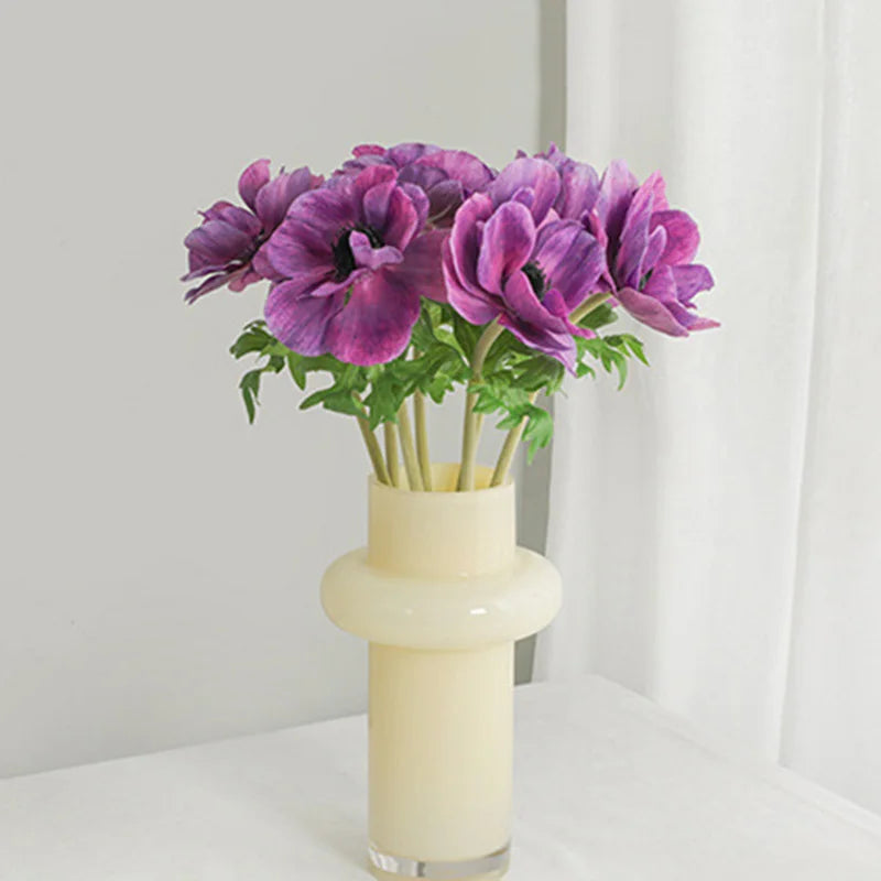 branche d'anémone fleurs artificielles décoration mariage table à domicile - vue 4 sur 12