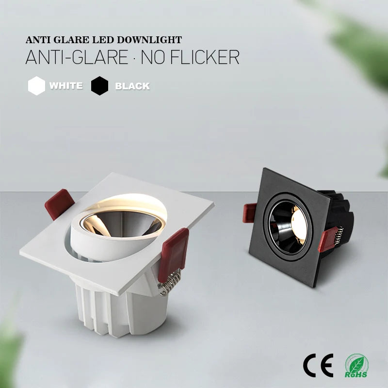 spot encastré à angle réglable pour éclairage intérieur - vue 5 sur 8