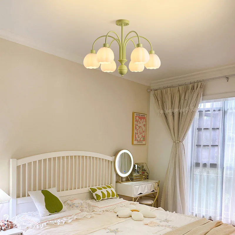 lustre abat-jour citrouille moderne 2023 en verre pour décoration maison