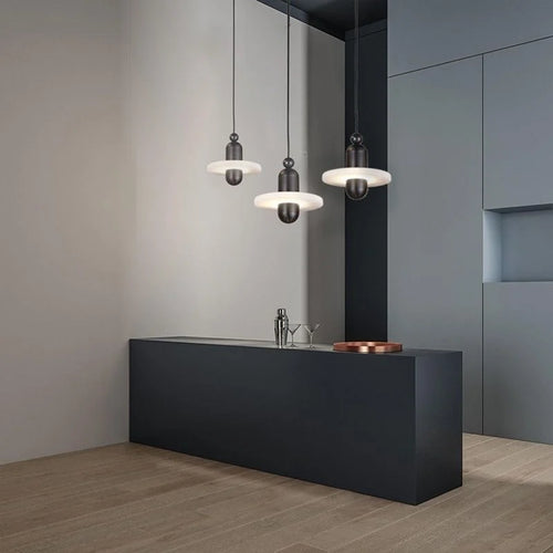 suspension en marbre naturel espagnol pour décoration élégante - vue 2 sur 14