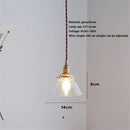 suspension rétro en verre et laiton pour décoration intérieure