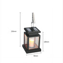 LED lumières solaires bougie lanterne extérieure palais lanterne lampe de jardin avec crochet paysage éclairage lampadaires étanche noël