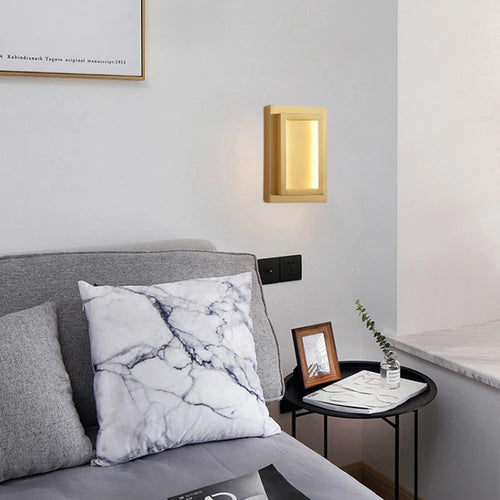 applique murale led en cuivre pour décoration intérieure élégante - vue 4 sur 8