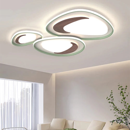 lustre nordique en bois pour éclairage intérieur décoratif