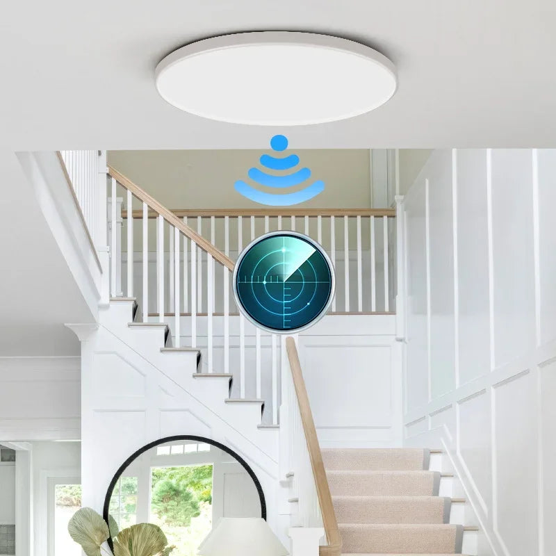 plafonnier led détecteur de mouvement étanche pour intérieur - vue 7 sur 6