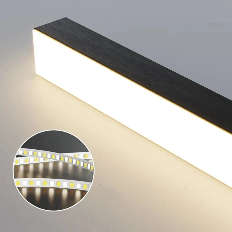 lustre led minimaliste moderne pour décoration intérieure