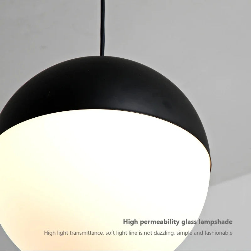 lustre moderne en verre pour décoration intérieure élégante - vue 5 sur 10
