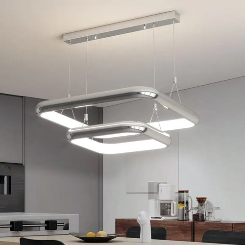 Lustre LED Chrome Perle Suspension
