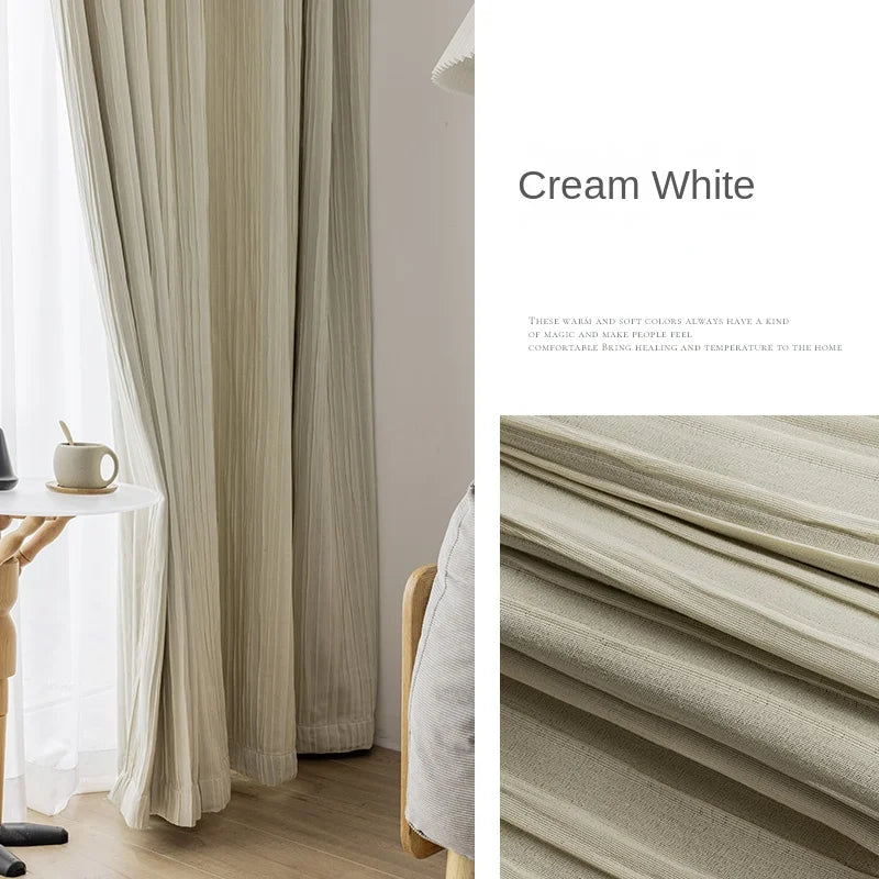 Rideau occultant moderne plissé isolation thermique salon chambre