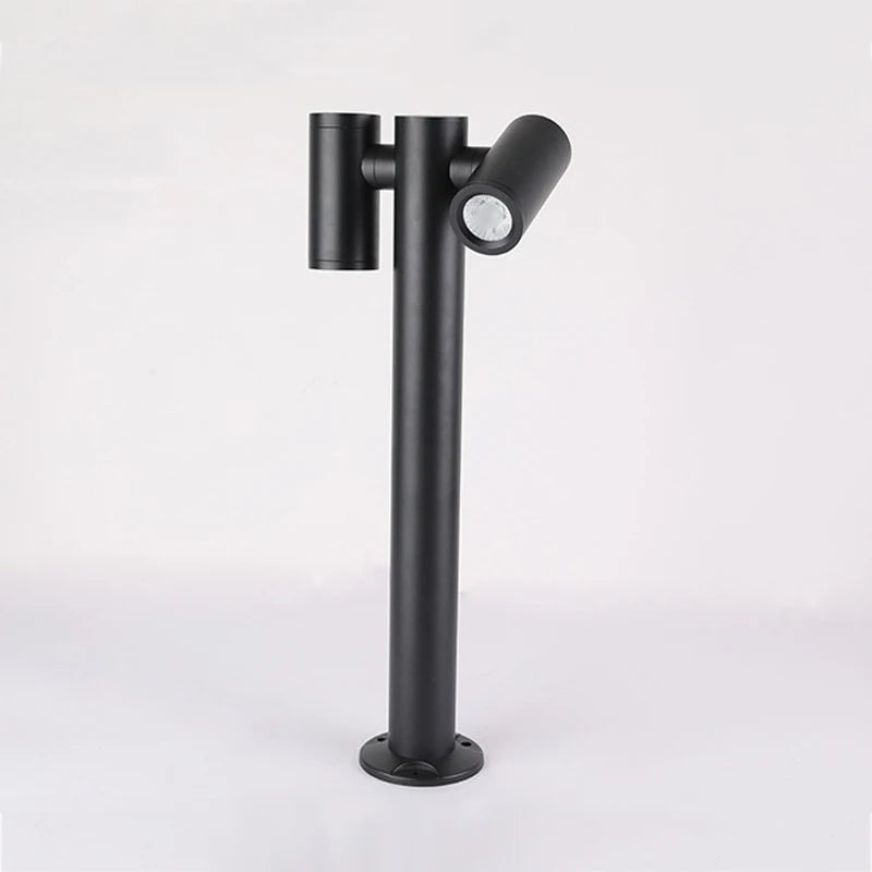lampe de jardin double tête rotative éclairage créatif extérieur