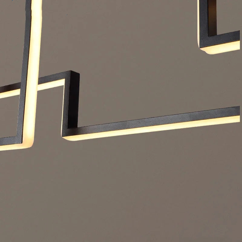 LED Pendant Light Fixture With Modern Design, Adjustable For Indoor And Home Decoration, Living Room, Bedroom, And Lobby Pendant - vue 7 sur 9