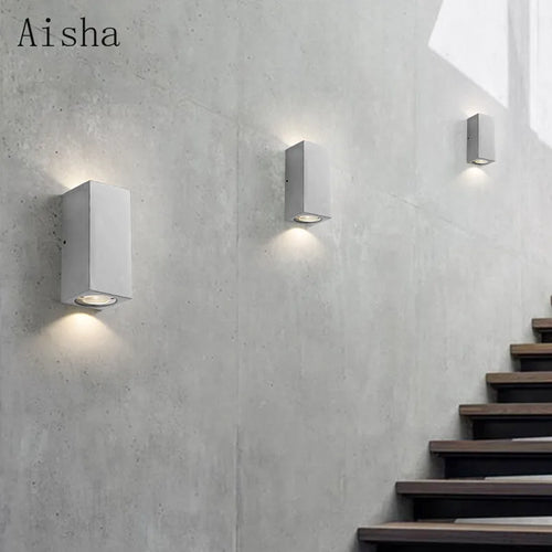 applique murale extérieure étanche à led pour espace industriel