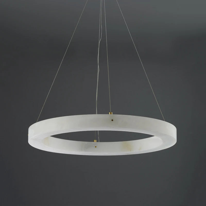 suspension circulaire en marbre pour décoration intérieure