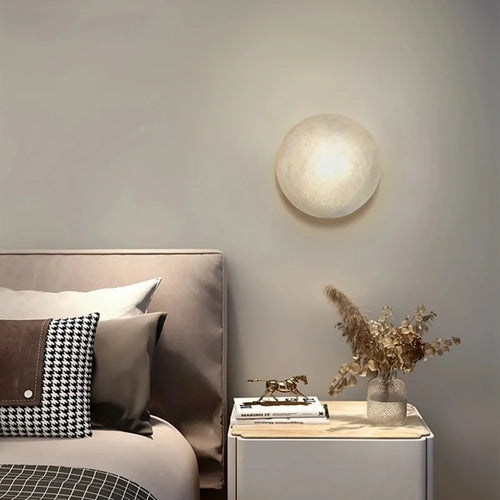 applique murale en marbre et cuivre design moderne pour décoration intérieure - vue 4 sur 8