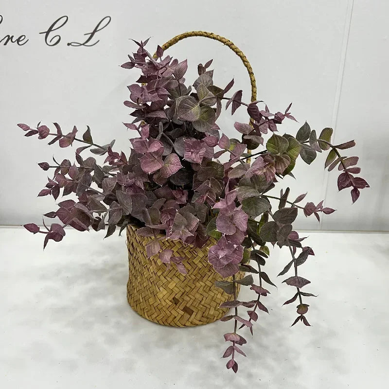 plantes vertes artificielles décoration feuilles eucalyptus pour intérieur - vue 3 sur 10