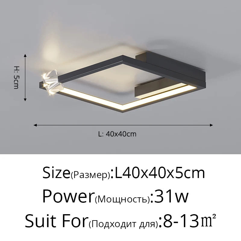 lustre led ultra fin pour tous les espaces intérieurs - vue 13 sur 14