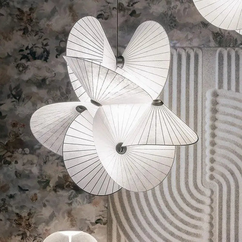 lustre en tissu serpentin design nordique pour intérieur élégant - vue 7 sur 7