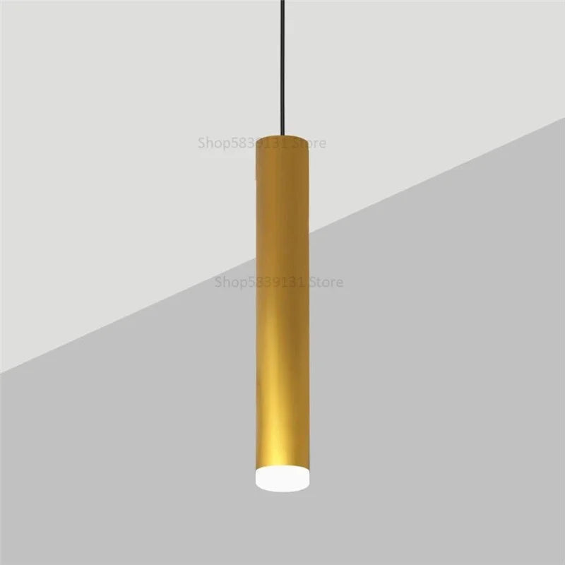 suspension moderne cylindrique pour décoration intérieure nordique - vue 12 sur 12
