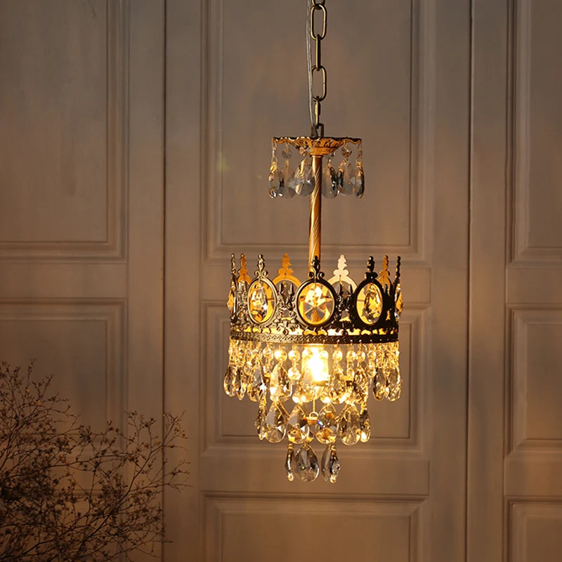 lustre en cristal pour un éclairage élégant et raffiné - vue 6 sur 14