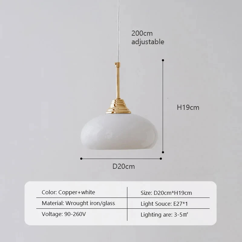 suspension en verre pour intérieur bar café restaurant et salle à manger - vue 9 sur 10