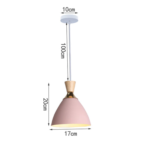 suspension nordique en aluminium rétro pour éclairage intérieur - vue 11 sur 20