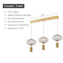 suspension en verre rétro design pour décoration intérieure