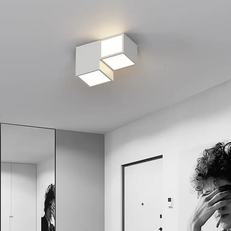 Lustre LED minimaliste intérieur éclairage cuisine - vue 4 sur 14