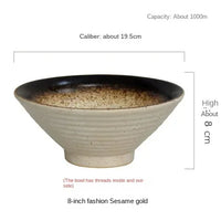 Bol ramen japonais céramique motifs traditionnels maison