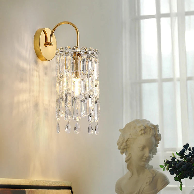 applique murale led en cristal pour intérieur élégant - vue 5 sur 7