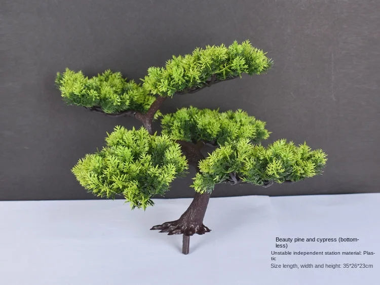 plante artificielle bonsaï en plastique pour décoration intérieure - vue 9 sur 41