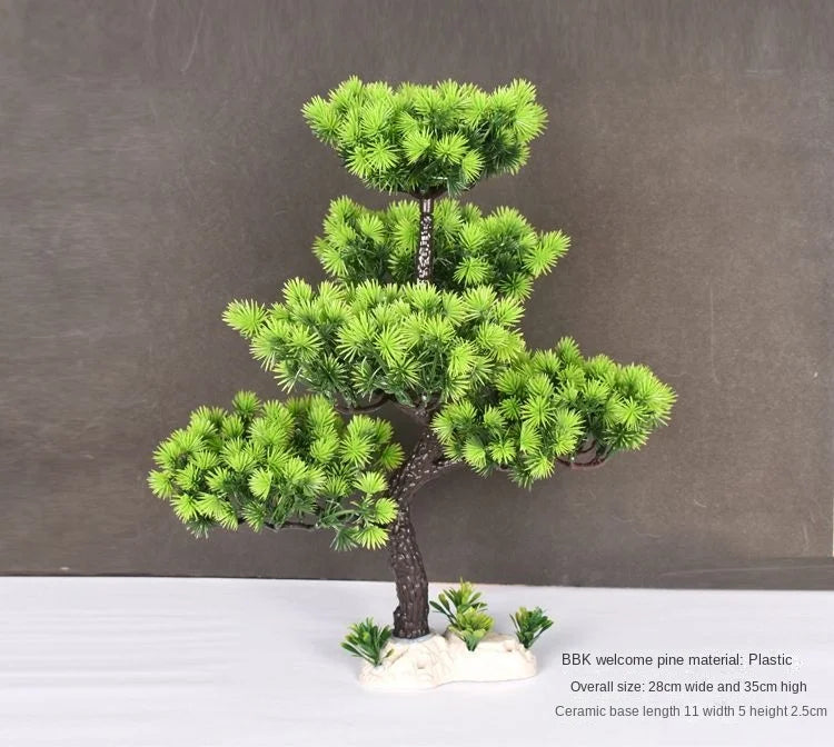 plante artificielle bonsaï en plastique pour décoration intérieure - vue 12 sur 41