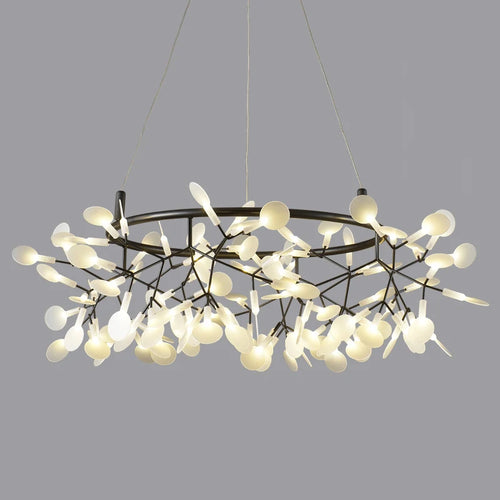 lustre créatif en acier inoxydable et acrylique pour décoration intérieure - vue 6 sur 18