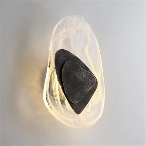 applique murale LED créative en verre pour décoration artistique - vue 6 sur 8