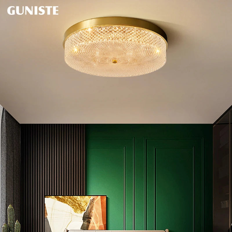 Plafonnier de chambre à coucher simple et moderne - vue 5 sur 9