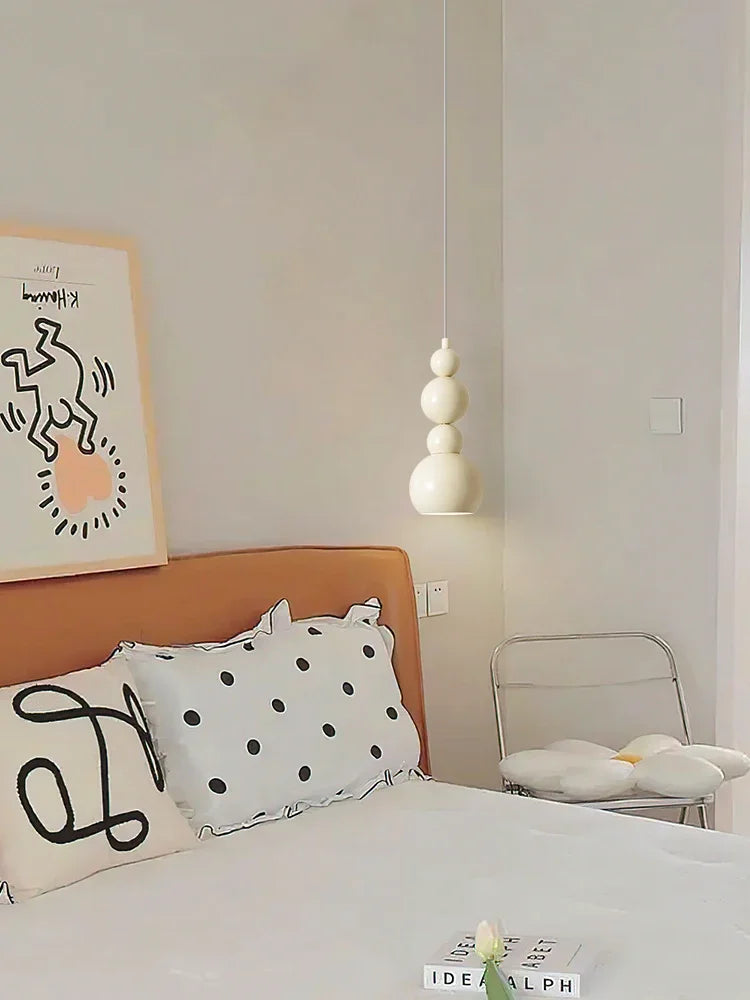 suspension design bauhaus en forme de gourde pour éclairage intérieur - vue 3 sur 8