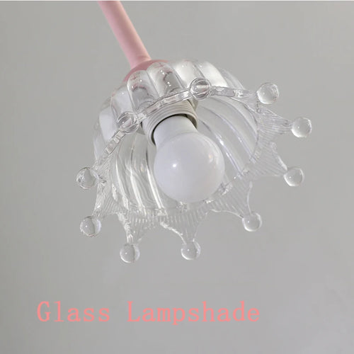 suspension romantique en verre pour décoration élégante - vue 7 sur 10