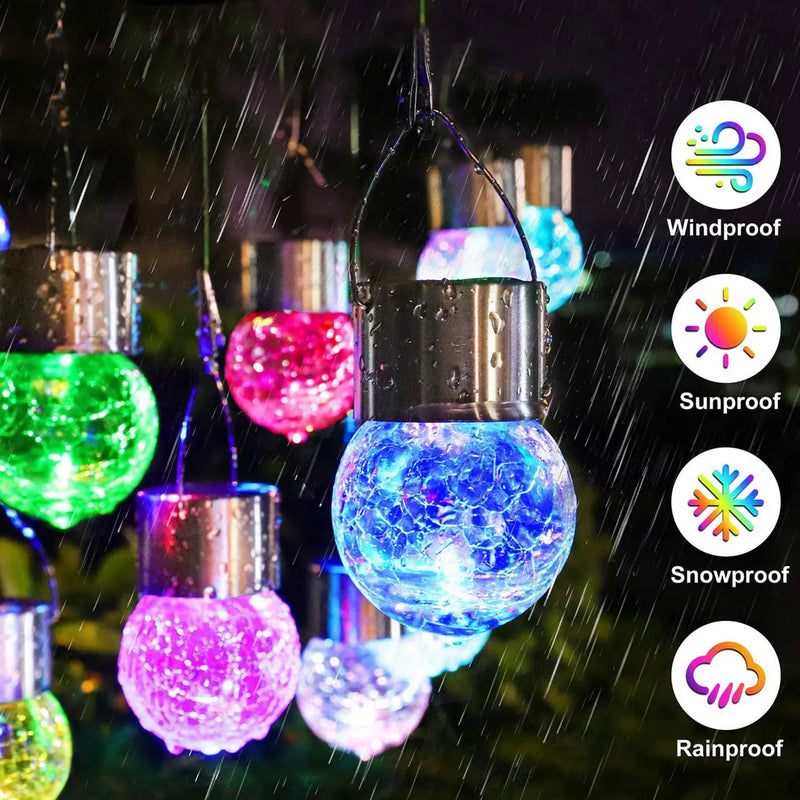 lampe solaire extérieure en rotin pour jardin décoratif