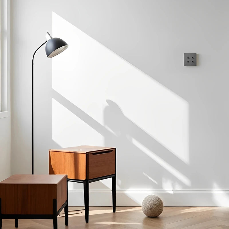 Prise électrique et double USB et USB type C (Europe) en acier gris foncé brossé