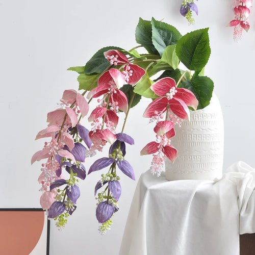 fleurs artificielles tropicales medinilla magnifica pour décoration intérieure - vue 3 sur 9