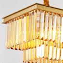 lustre moderne double couches en led pour décoration élégante