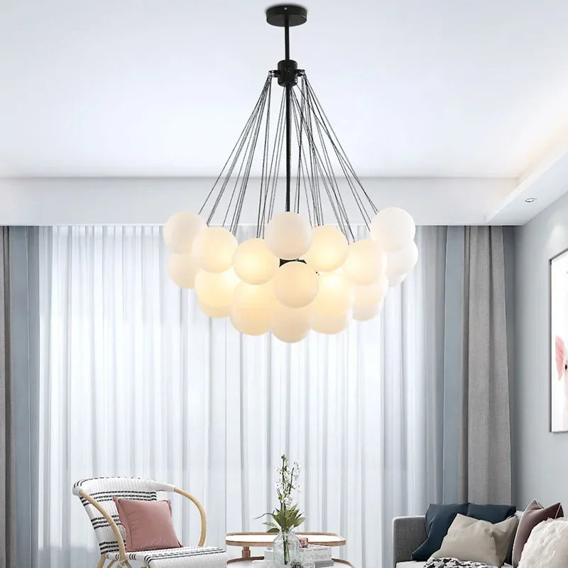 lustre moderne en verre pour une décoration élégante à la maison - vue 6 sur 10