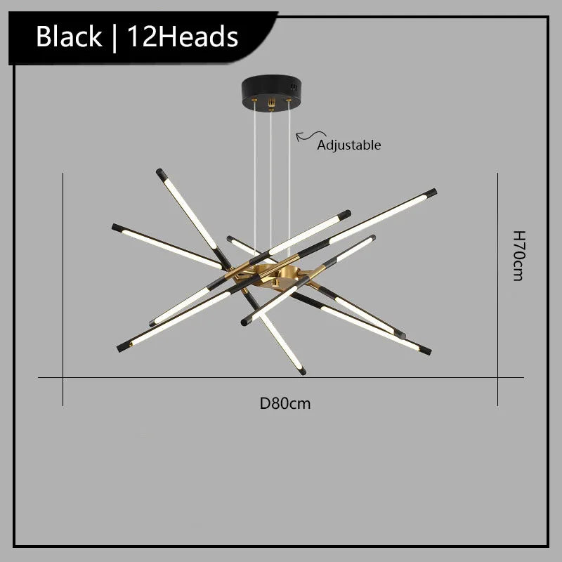 lustre suspendu winfordo design créatif led 	 décoratif - vue 10 sur 14