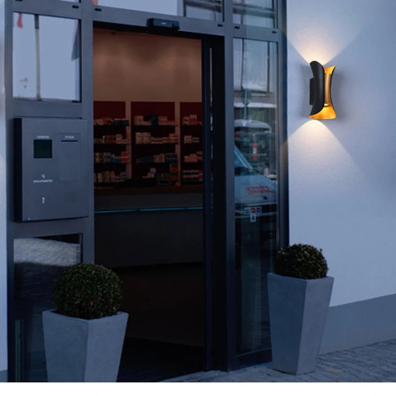 10W 20W 30W up down led wall lamp warm white or white 6000k wall light with black or white wall sconce housing AC85-265V - vue 5 sur 8