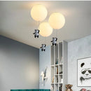 lustre moderne ours panda led pour enfants