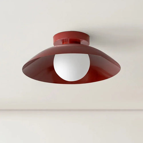 Balcony ceiling lamp, antique cream style creativity, warm and simple, modern LED home lamp, bedroom lamp, Nordic lamp - vue 3 sur 10