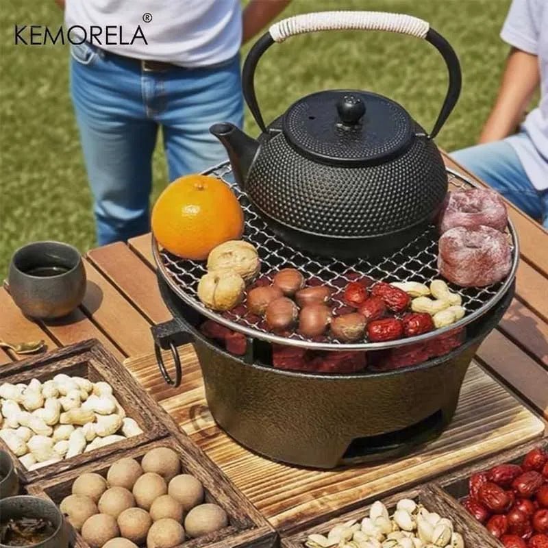 Théière japonaise en fonte avec infuseur inox intégré