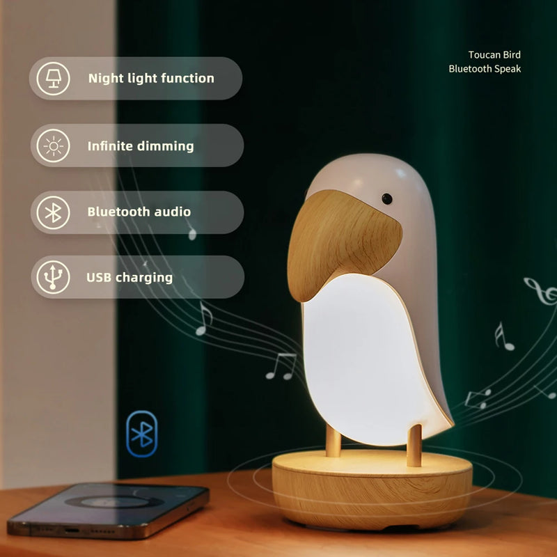 Lampe Veilleuse LED en forme d'oiseaux mignons