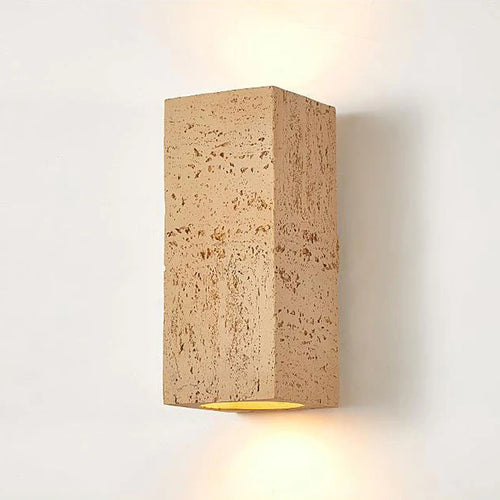 applique murale nordique led wabi-sabi en ciment rétro - vue 10 sur 16