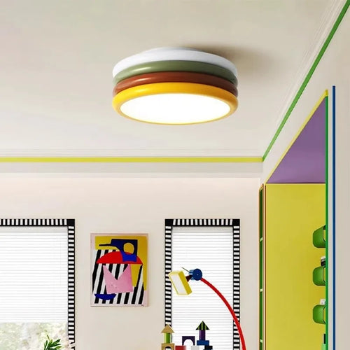 plafonnier led design nordique pour décoration moderne intérieure - vue 3 sur 8
